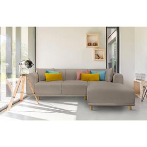 andas Ecksofa "Maroon", in skandinavischem Design, mit losen Kissen