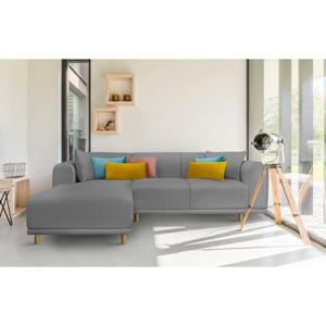 andas Ecksofa "Maroon", in skandinavischem Design, mit losen Kissen