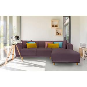 andas Ecksofa »Maroon«, in skandinavischem Design, mit losen Kissen