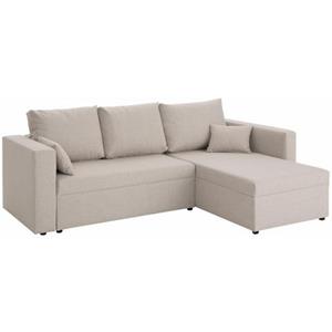 Home affaire Ecksofa "Pur L-Form", wahlweise mit Bettfunktion