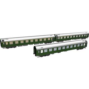 Piko H0 58220 H0 3-delige set Y-wagons D 300 „set 1” van de DR