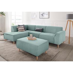 andas Ecksofa "Janek", mit Federkern und Keder in scandinavischem Design