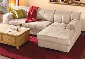 Home affaire Ecksofa "Falk", mit Federkern und wahlweise mit Bettfunktion