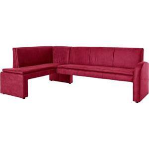 exxpo - sofa fashion Hoekbank Cortado, elegant en modern met hoog zitcomfort hoge bodemvrijheid, mooie detailverwerking, optioneel leren bekleding