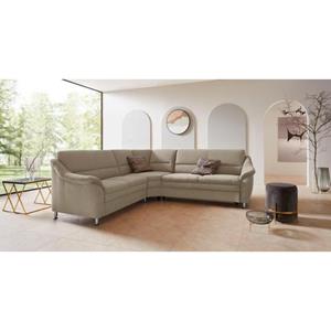 Places of Style Hoekbank Cardoso L-vorm met trapezehoek voor meer zitcomfort, naar keuze ook met slaapfunctie