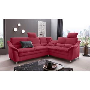 Places of Style Hoekbank Cardoso L-vorm Binnenvering, naar keuze met bed, lade, gedeeltelijk relaxfunctie
