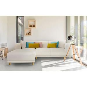 andas Ecksofa "Maroon", in skandinavischem Design, mit losen Kissen