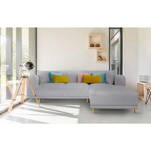 andas Ecksofa "Maroon", in skandinavischem Design, mit losen Kissen