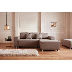 Guido Maria Kretschmer Home&Living Ecksofa "Györ", wahlweise mit Bettfunktion und Bettkasten incl. 2 Zierkissen, democratichome Edition