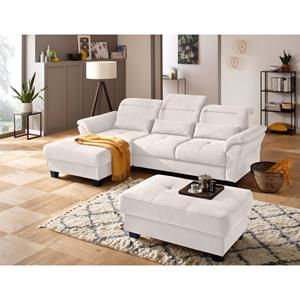 Premium collection by Home affaire Hoekbank Solvei met récamier-afsluitelement en zitdiepteverstelling. naar keuze ook met verstelbaar hoofdeind en slaapfunctie, binnenvering