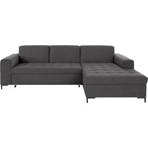 OTTO products Ecksofa "Grazzo", hochwertige Stoffe aus recyceltem Material, Steppung im Sitzbereich, wahlweise mit Bettfunktion und Bettkasten