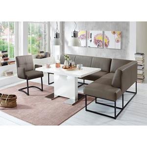 exxpo - sofa fashion Hoekbank Affogato, comfortabel en elegant, hoogwaardige afwerking