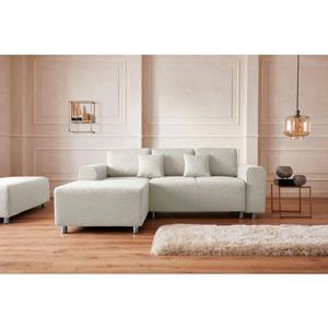 Guido Maria Kretschmer Home&Living Ecksofa "Györ", wahlweise mit Bettfunktion und Bettkasten incl. 2 Zierkissen, democratichome Edition