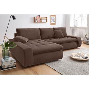 TRENDMANUFAKTUR Ecksofa, XL und XXL, wahlweise mit Bettfunktion