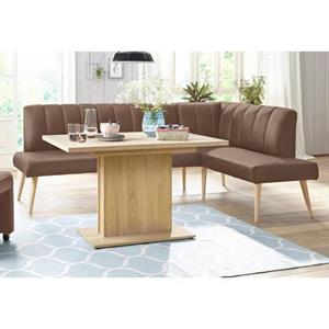 exxpo - sofa fashion Hoekbank Costa hoogwaardig verwerkt, vrij in de ruimte te plaatsen