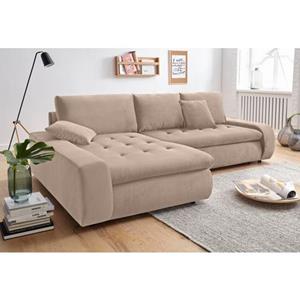 TRENDMANUFAKTUR Hoekbank Indie II, geweldige afwerking, comfortabel en aangenaam om op te zitten
