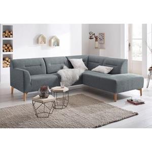 andas Ecksofa "Kiruna", bequemer Sitzkomfort, mit abgerundeten Armlehnen