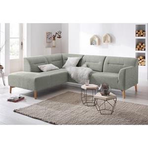 andas Ecksofa "Kiruna", bequemer Sitzkomfort, mit abgerundeten Armlehnen