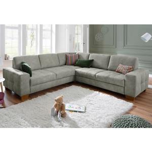 Home affaire Hoekbank Puccini L-vorm met binnenvering, zitdiepteverstelling, contrastnaad