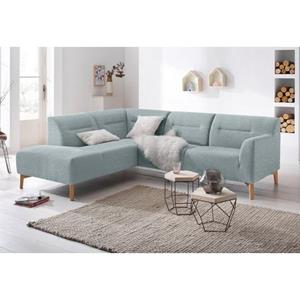 andas Ecksofa "Kiruna", bequemer Sitzkomfort, mit abgerundeten Armlehnen