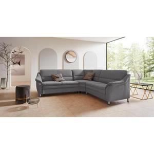 Places of Style Hoekbank Cardoso L-vorm met trapezehoek voor meer zitcomfort, naar keuze ook met slaapfunctie