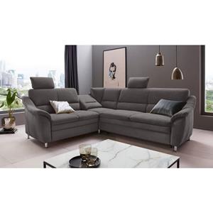 Places of Style Hoekbank Cardoso Binnenvering, naar keuze met bed, lade, gedeeltelijk relaxfunctie