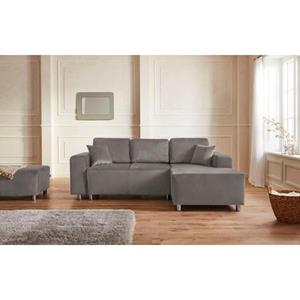 Guido Maria Kretschmer Home&Living Ecksofa "Györ", wahlweise mit Bettfunktion und Bettkasten incl. 2 Zierkissen, democratichome Edition