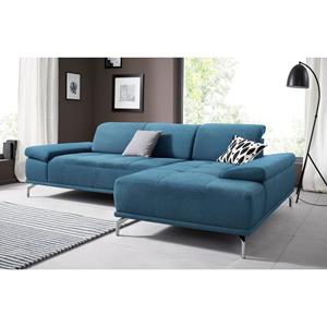 Places of Style Hoekbank Caluna met zitdiepte- en hoofdsteunverstelling
