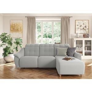 DELAVITA Ecksofa "Bostone", (2 St.), Kopfteilverstellung an jeder Sitzfläche, wahlweise Relaxfunktion, auch in Leder