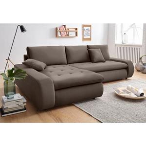 TRENDMANUFAKTUR Ecksofa, XL und XXL, wahlweise mit Bettfunktion