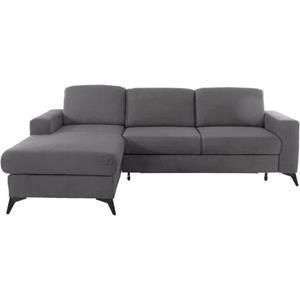Places of Style Hoekbank Lolland Naar keuze met slaapfunctie en bedkist, binnenvering, ook met afwasbare bekleding