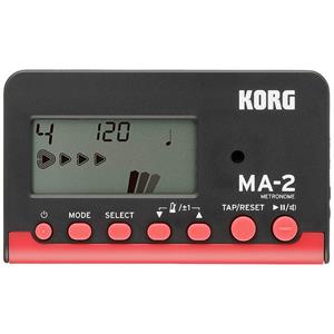 Korg MA-2-BKRD metronome, black/red