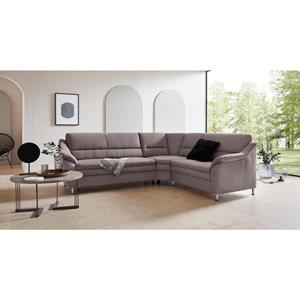 Places of Style Hoekbank Cardoso met trapezehoek voor meer zitcomfort, naar keuze ook met slaapfunctie en lade en relaxfunctie