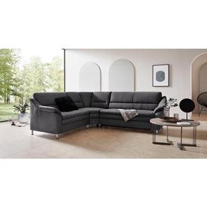 Places of Style Hoekbank Cardoso met trapezehoek voor meer zitcomfort, naar keuze ook met slaapfunctie