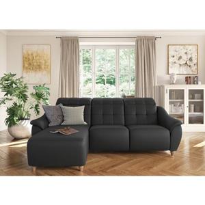 DELAVITA Ecksofa "Bostone", (2 St.), Kopfteilverstellung an jeder Sitzfläche, wahlweise Relaxfunktion, auch in Leder