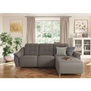 DELAVITA Ecksofa "Bostone", (2 St.), Kopfteilverstellung an jeder Sitzfläche, wahlweise Relaxfunktion, auch in Leder