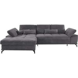 Places of Style Hoekbank Costello 3 nierkussens, optionele bedfunctie en bedlade