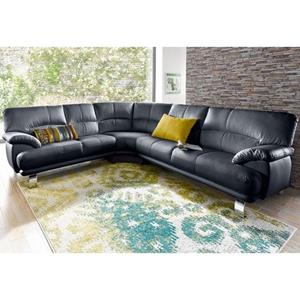 TRENDMANUFAKTUR Ecksofa, mit langem Schenkel