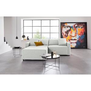 INOSIGN Ecksofa "Marva 3tlg.", (3 St.), beide Armlehnelemente ausziehbar für Bettfunktion, mit Bettkasten, individuell stellbar