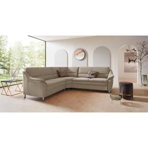 Places of Style Hoekbank Cardoso met trapezehoek voor meer zitcomfort, naar keuze ook met slaapfunctie