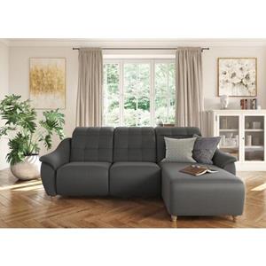 DELAVITA Ecksofa "Bostone", (2 St.), Kopfteilverstellung an jeder Sitzfläche, wahlweise Relaxfunktion, auch in Leder