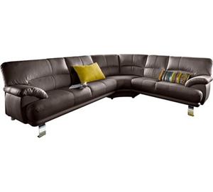 TRENDMANUFAKTUR Hoekbank Cecilia in Italiaans design, modern en comfortabel, L-vorm