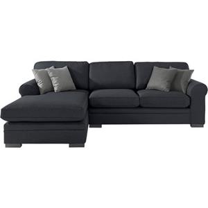 Timbers Ecksofa "Broughton", weicher Sitzkomfort, incl. 4 Zierkissen, Keder