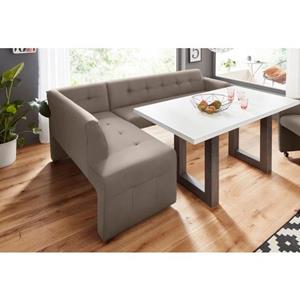 exxpo - sofa fashion Hoekbank Barista Comfortabele zithoogte 49 cm, vrij in de ruimte te plaatsen
