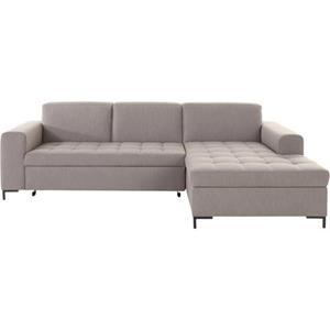 OTTO products Ecksofa "Grazzo", hochwertige Stoffe aus recyceltem Material, Steppung im Sitzbereich, wahlweise mit Bettfunktion und Bettkasten