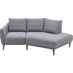 ATLANTIC home collection 2,5-zitsbank Elvis Hoekbank met open einde in Scandinavische stijl