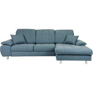 INOSIGN Ecksofa "Folle", wahlweise mit Bettfunktion, Bettkasten, Rückenverstellung und Kopfteilverstellung