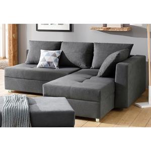 Home affaire Ecksofa "Italia", mit Bettfunktion, mit Federkern