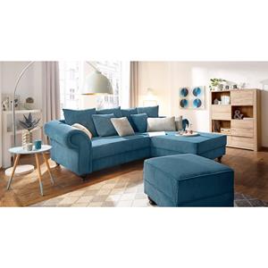Home affaire Hoekbank King Henry met binnenvering, in casual bekleding en vele kussens