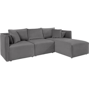 andas Hoekbank Nöre L-vorm 3 delen, in vele bekledingskwaliteiten en kleuren. module onderdelen zie "nöre" (3-delig)